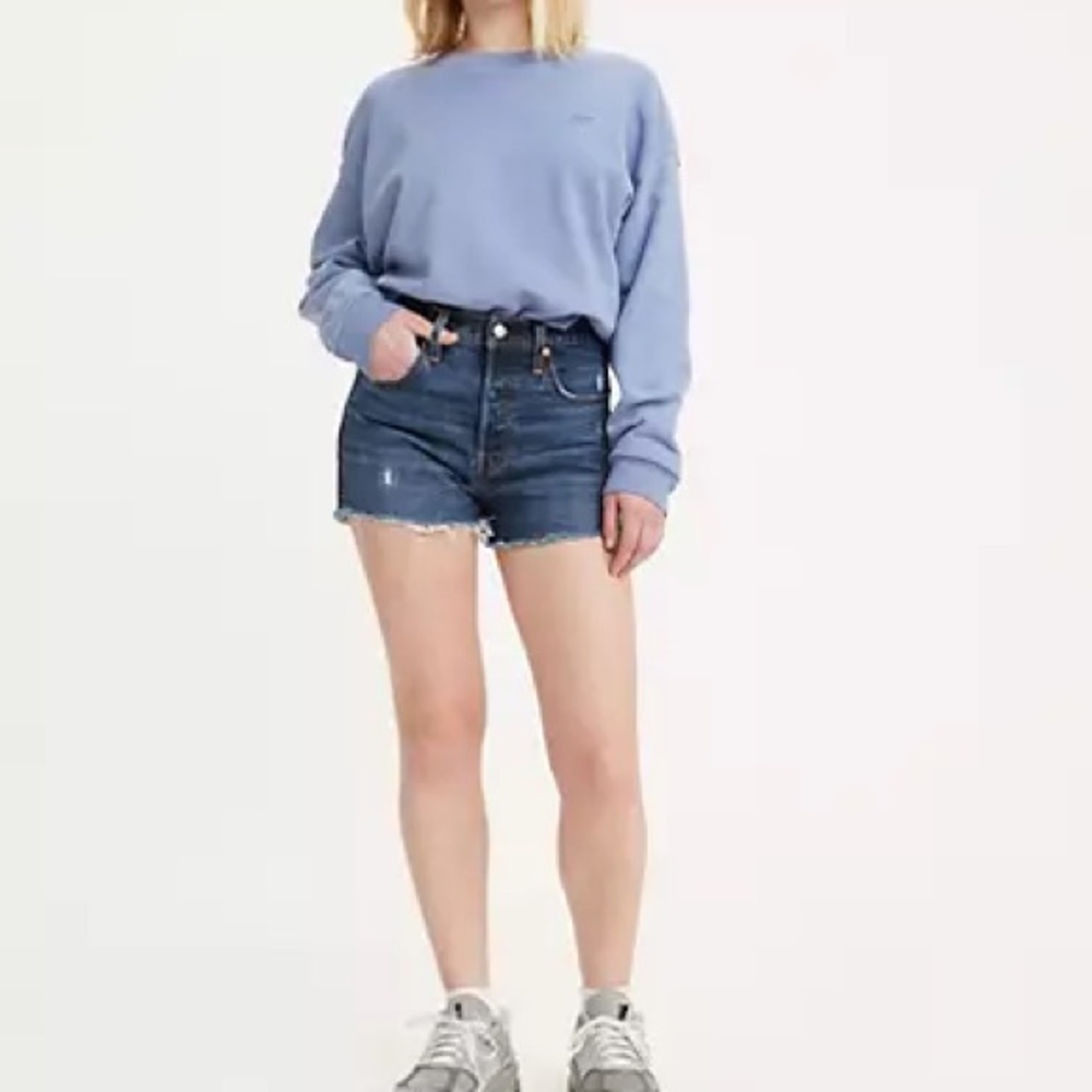 💘5xHP!💘 Levi’s | Cut Off Jean Shorts, Size 6 - Picture 9 of 16